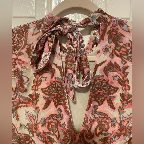 🎉NWT🎉 FREE PEOPLE All The Time Velvet Mini Dress size M - Picture 4 of 12